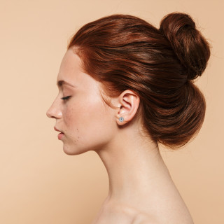 Puces d'oreilles halo libre