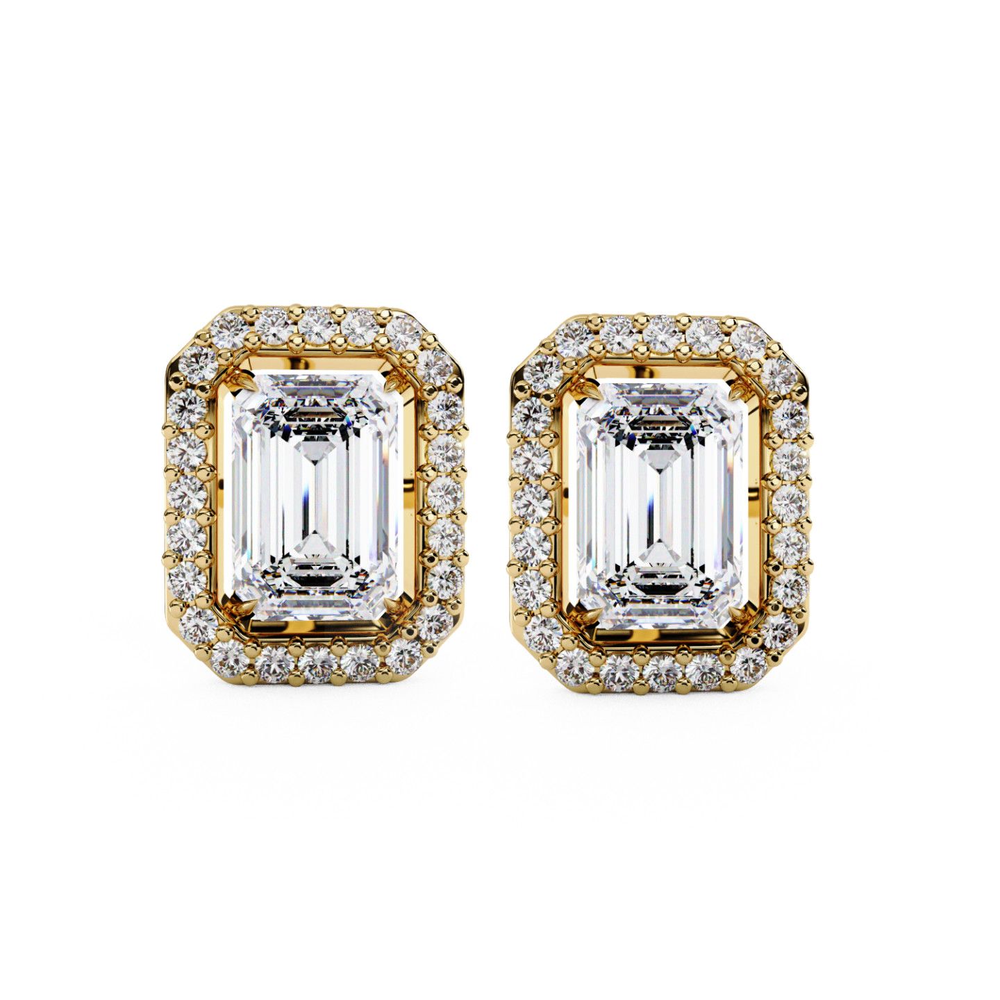 Puces d'oreilles halo libre