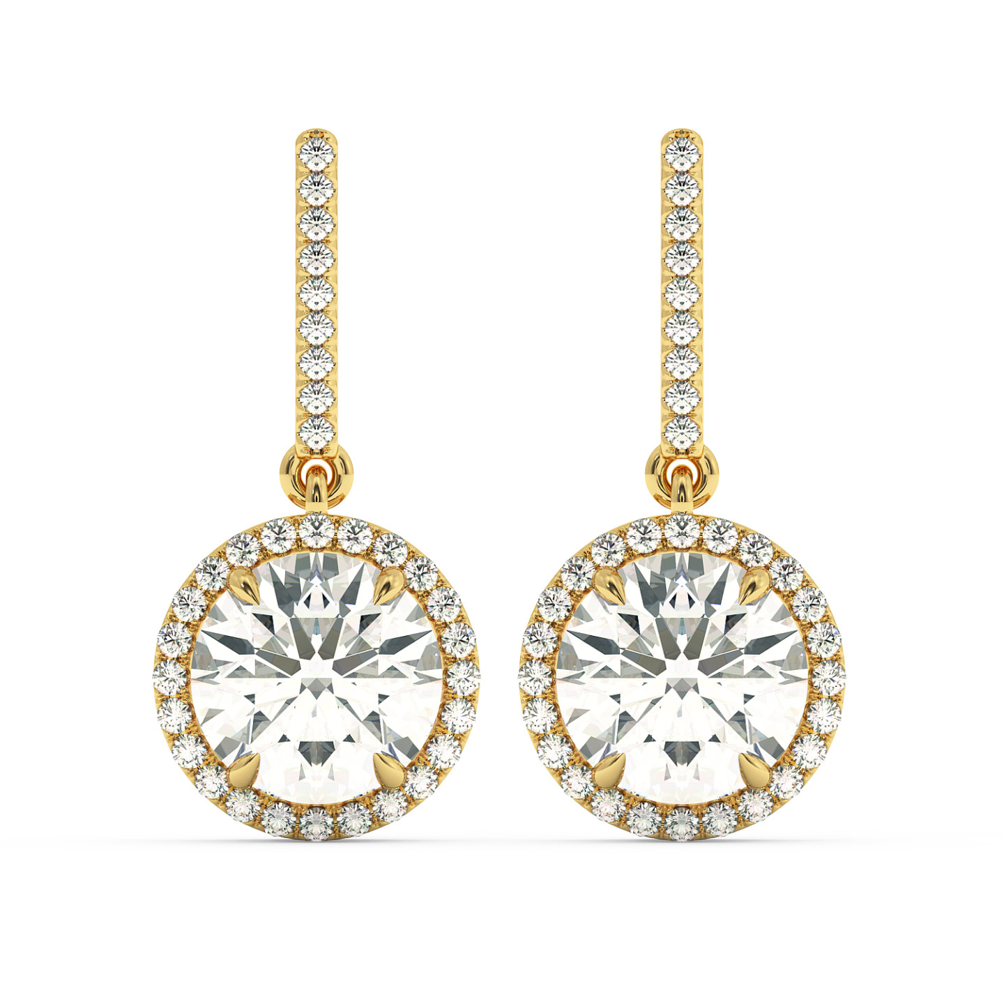 Boucle d'oreille halo