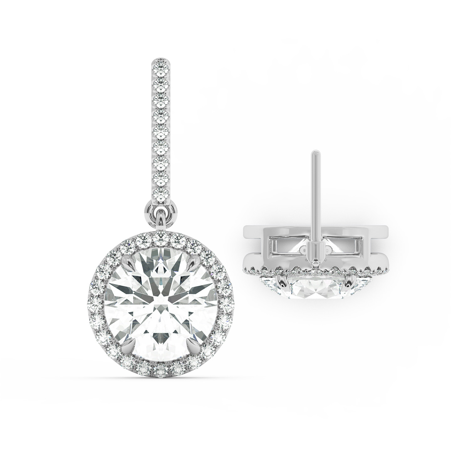 Boucle d'oreille halo