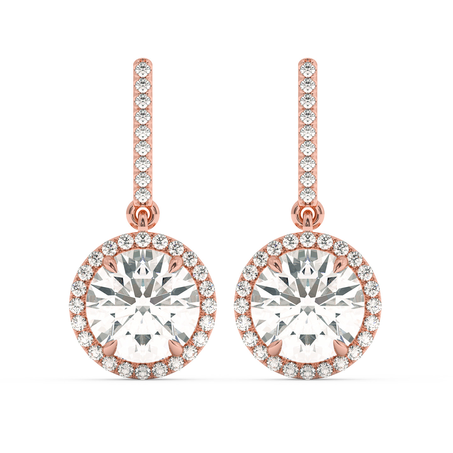 Boucle d'oreille halo