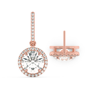 Boucle d'oreille halo