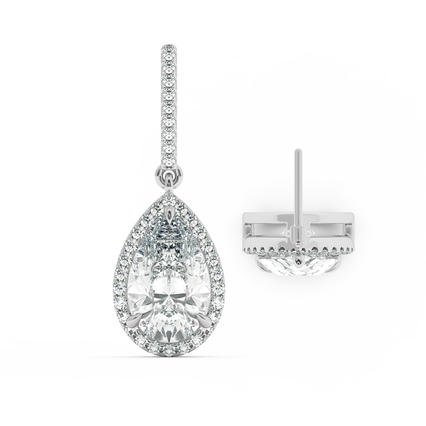 Boucle d'oreille halo