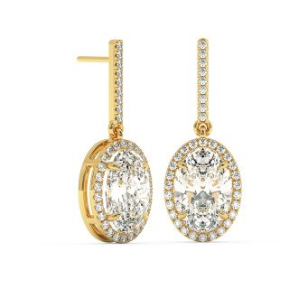 Boucle d'oreille halo