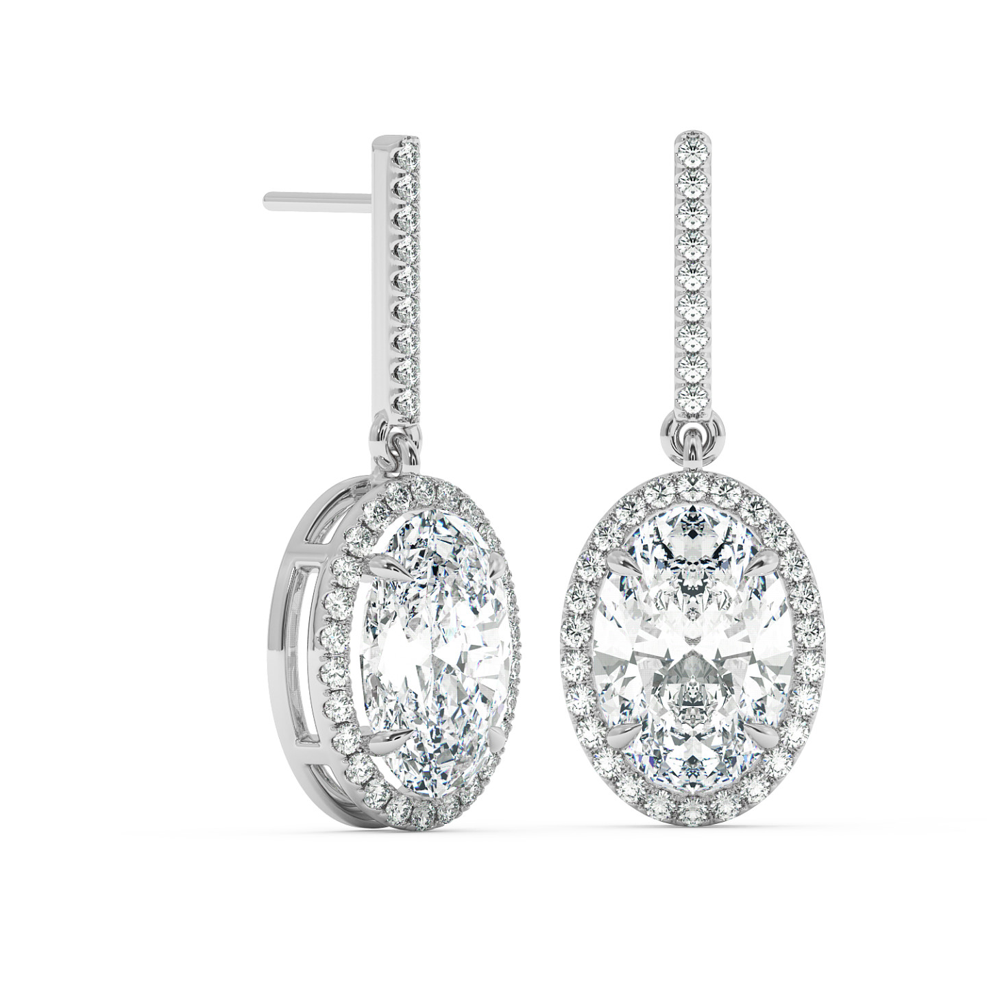 Boucle d'oreille halo