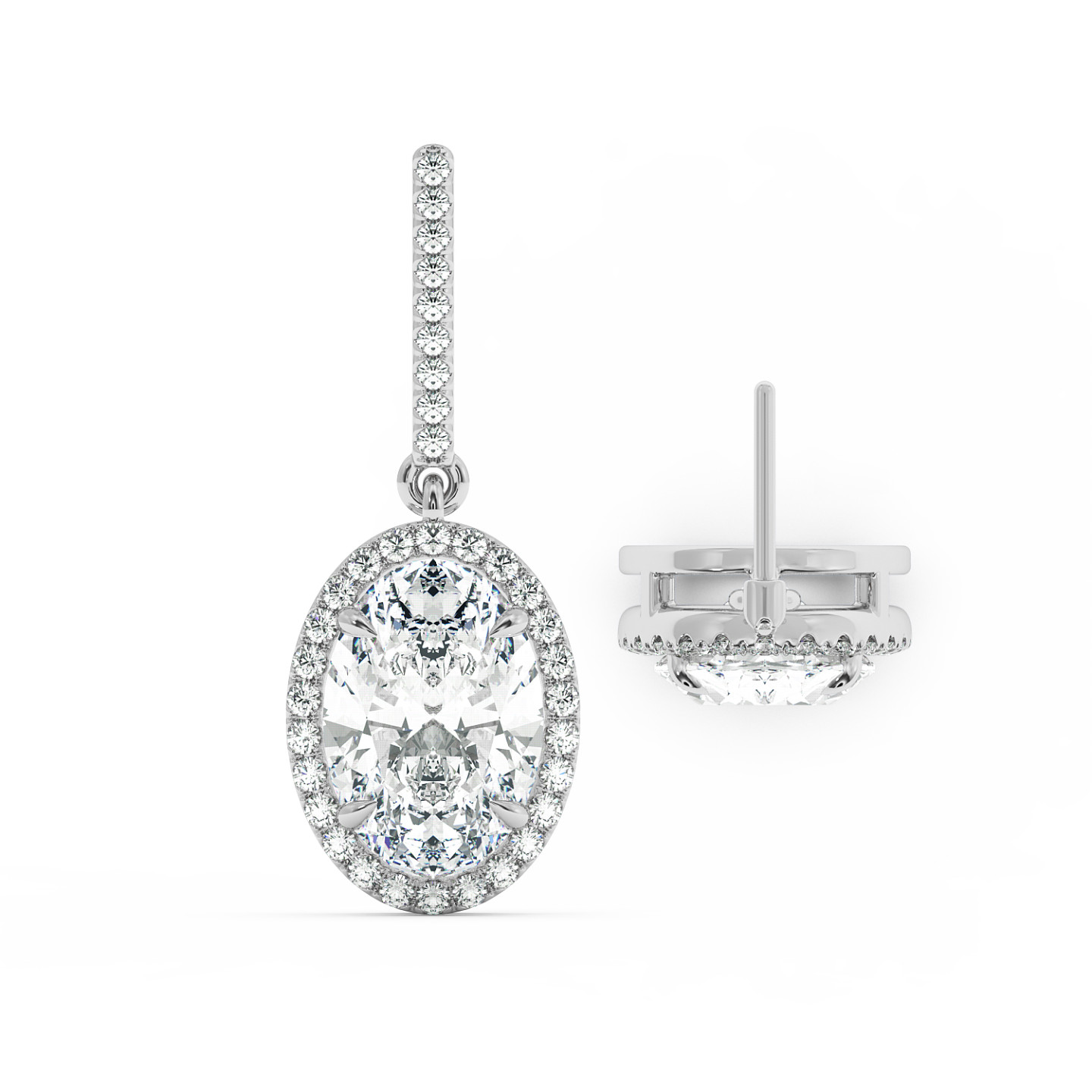 Boucle d'oreille halo