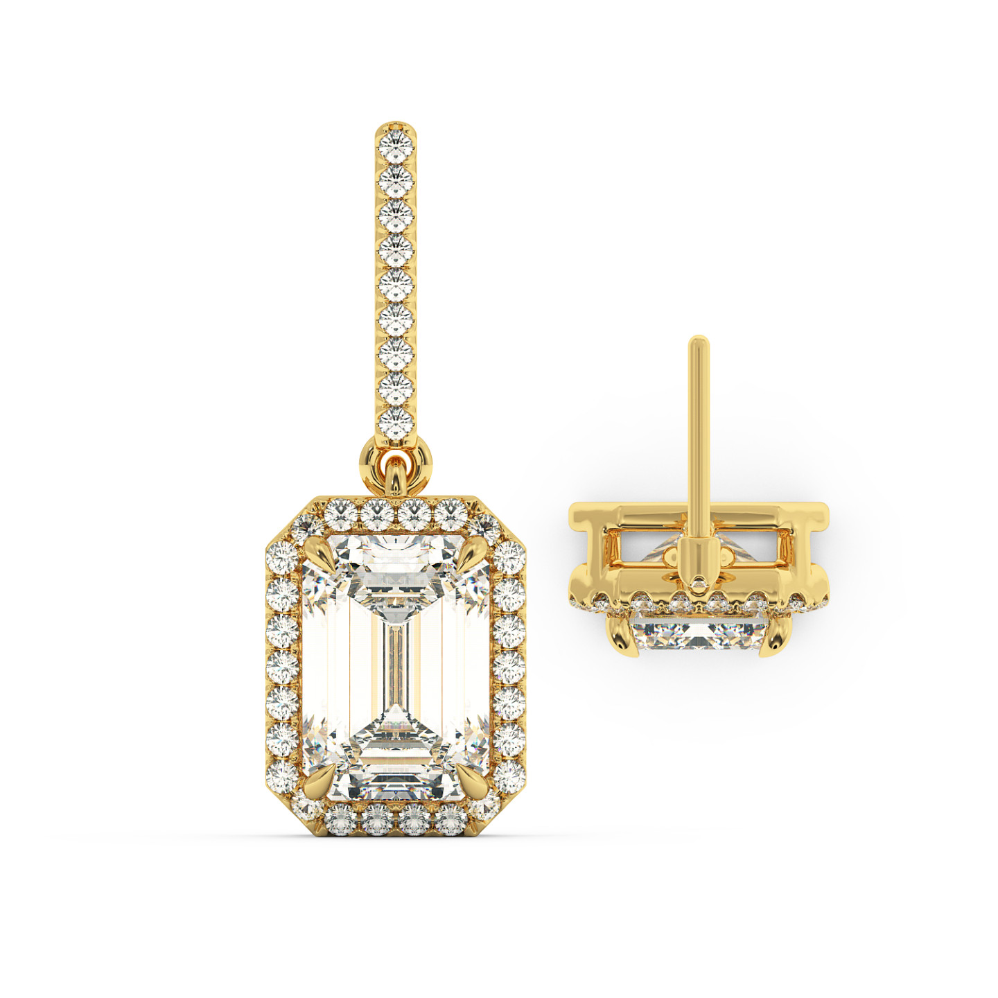 Boucle d'oreille halo