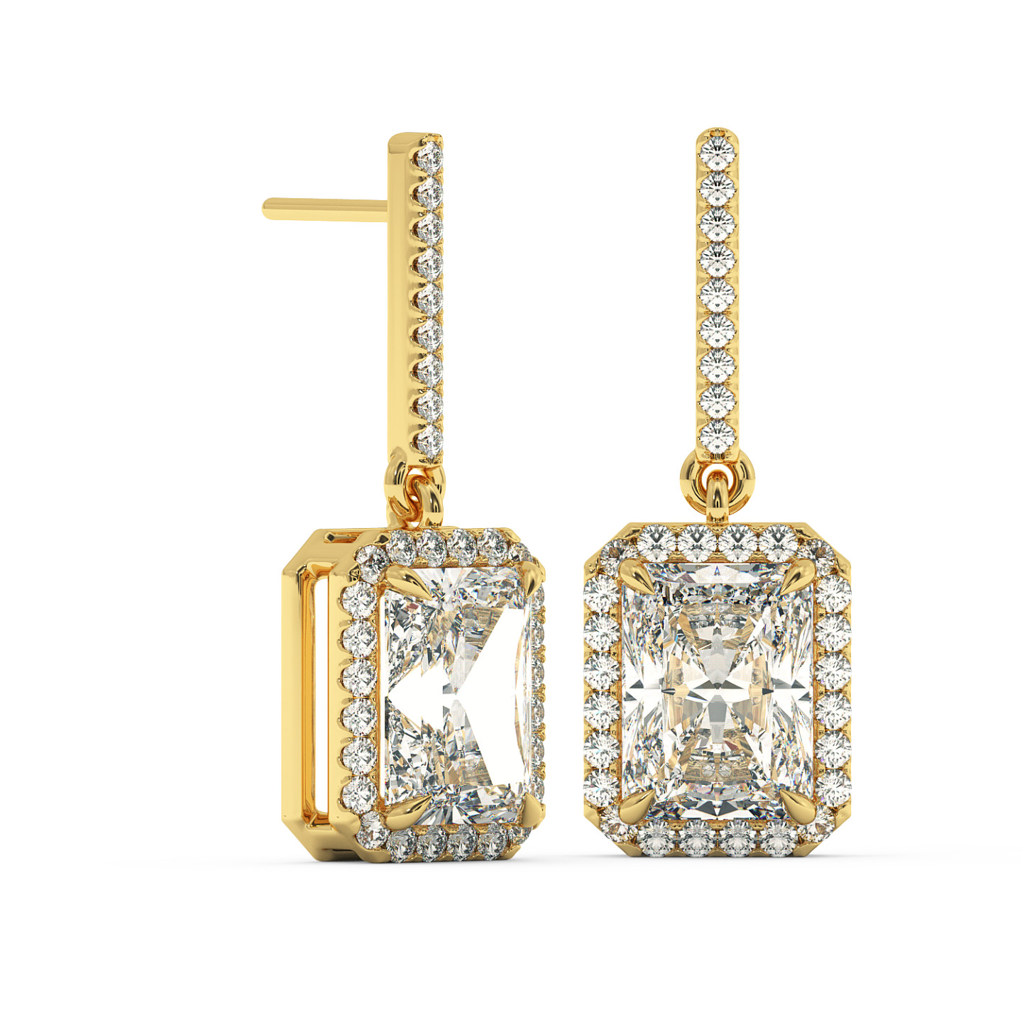 Boucle d'oreille halo