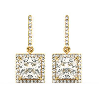 Boucle d'oreille halo