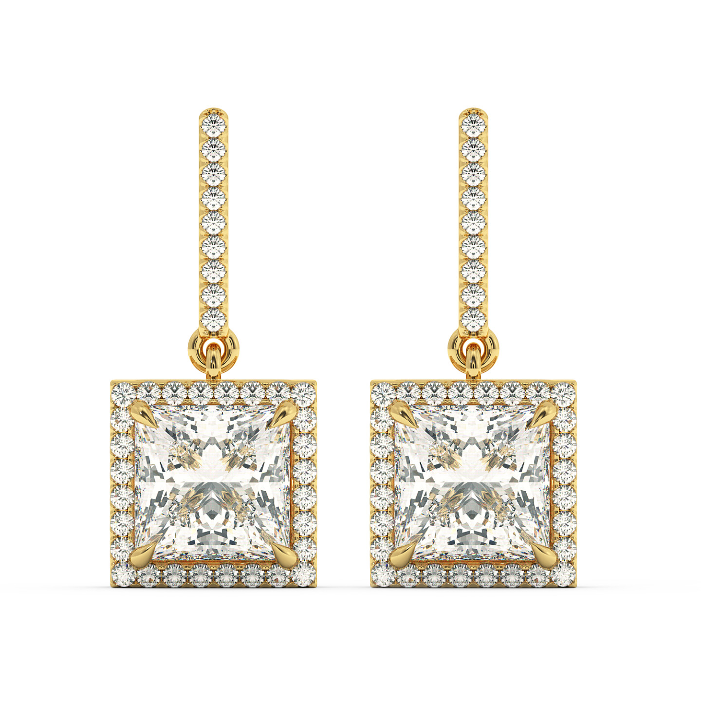 Boucle d'oreille halo