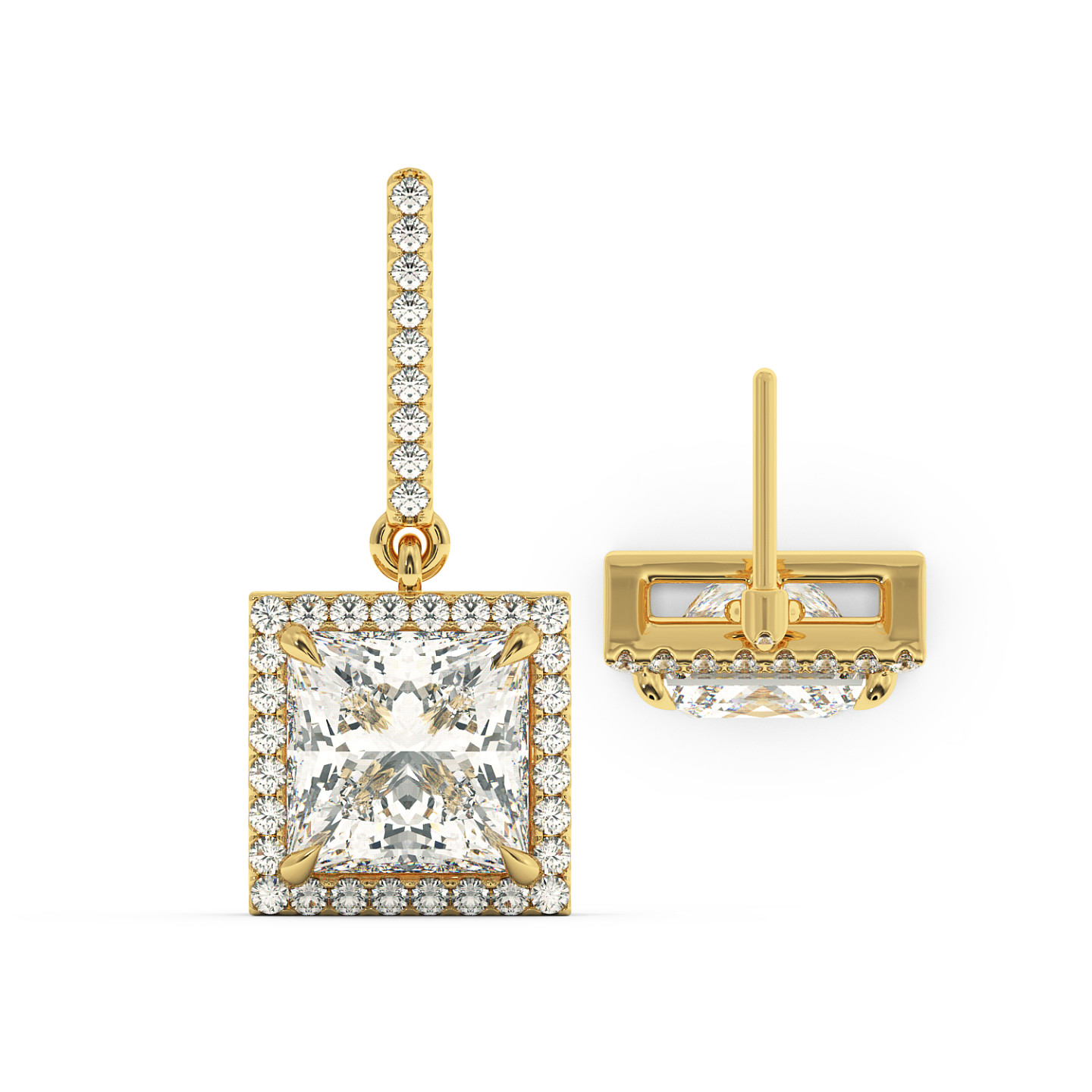 Boucle d'oreille halo