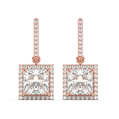 Boucle d'oreille halo