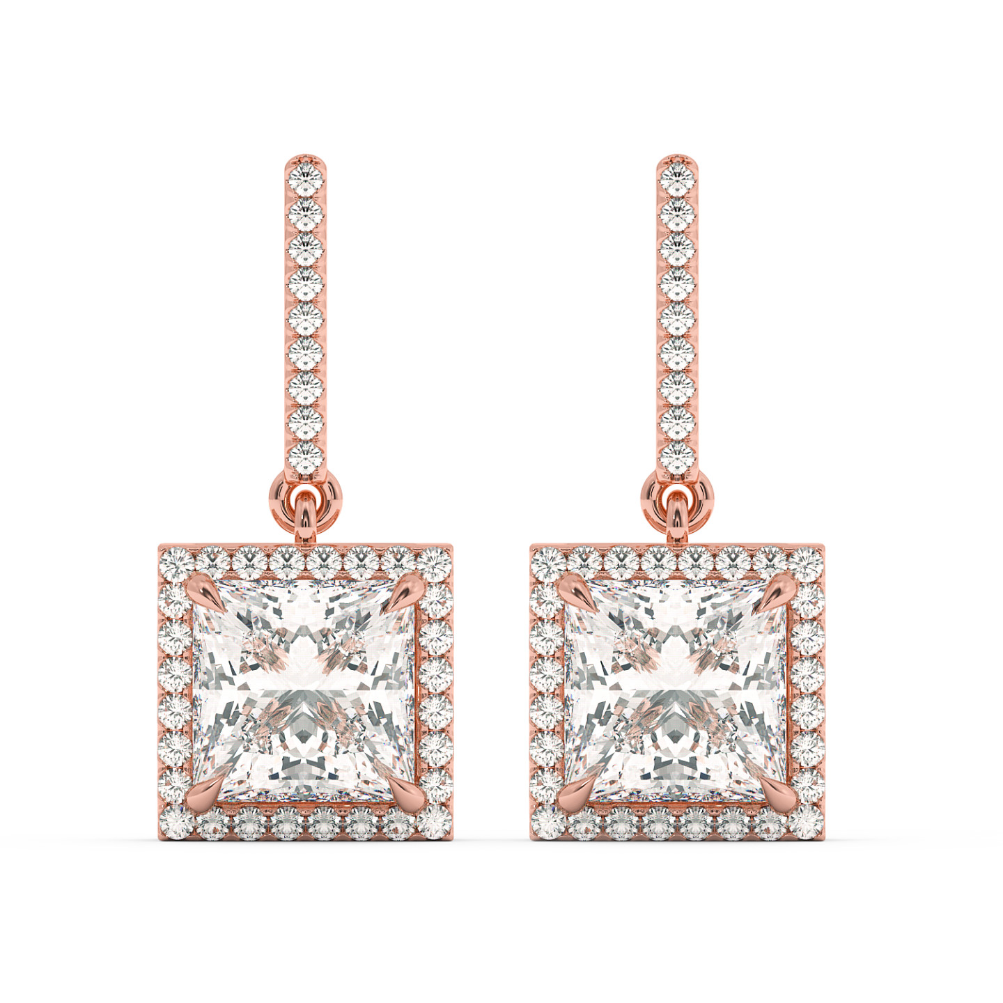 Boucle d'oreille halo