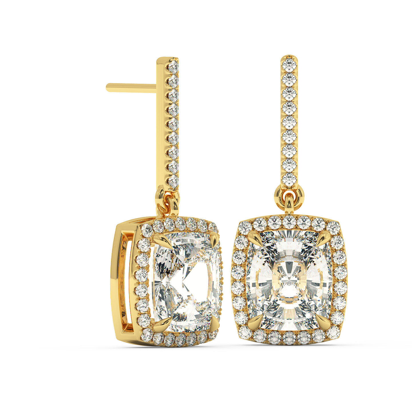 Boucle d'oreille halo