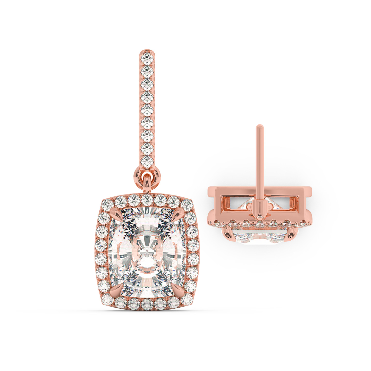 Boucle d'oreille halo